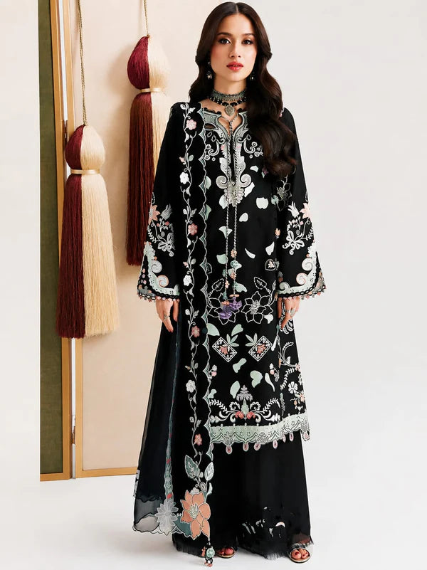 Qalam Kar D #J593  Summer Lawn 3-Piece
